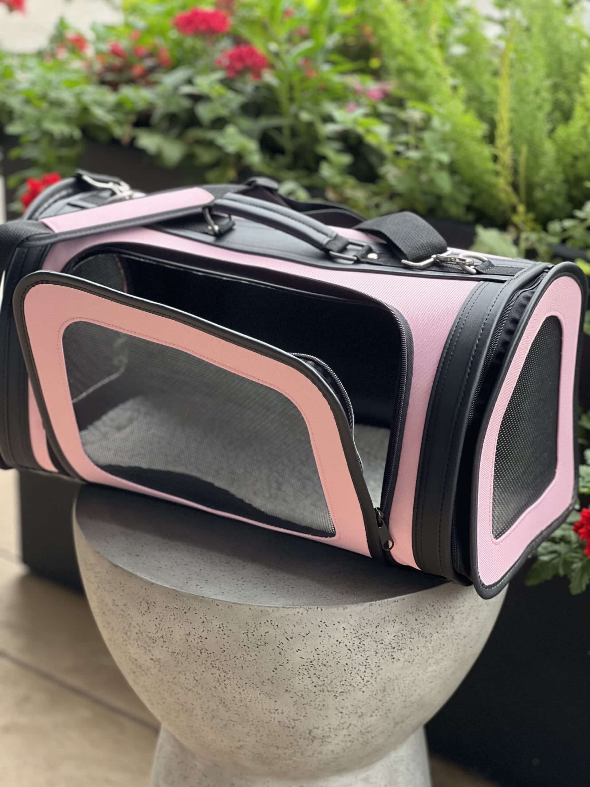 Kelle Light Pink Large Dog Carrier image 1