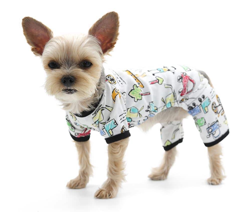 Car Dog Pajamas - Black image 0