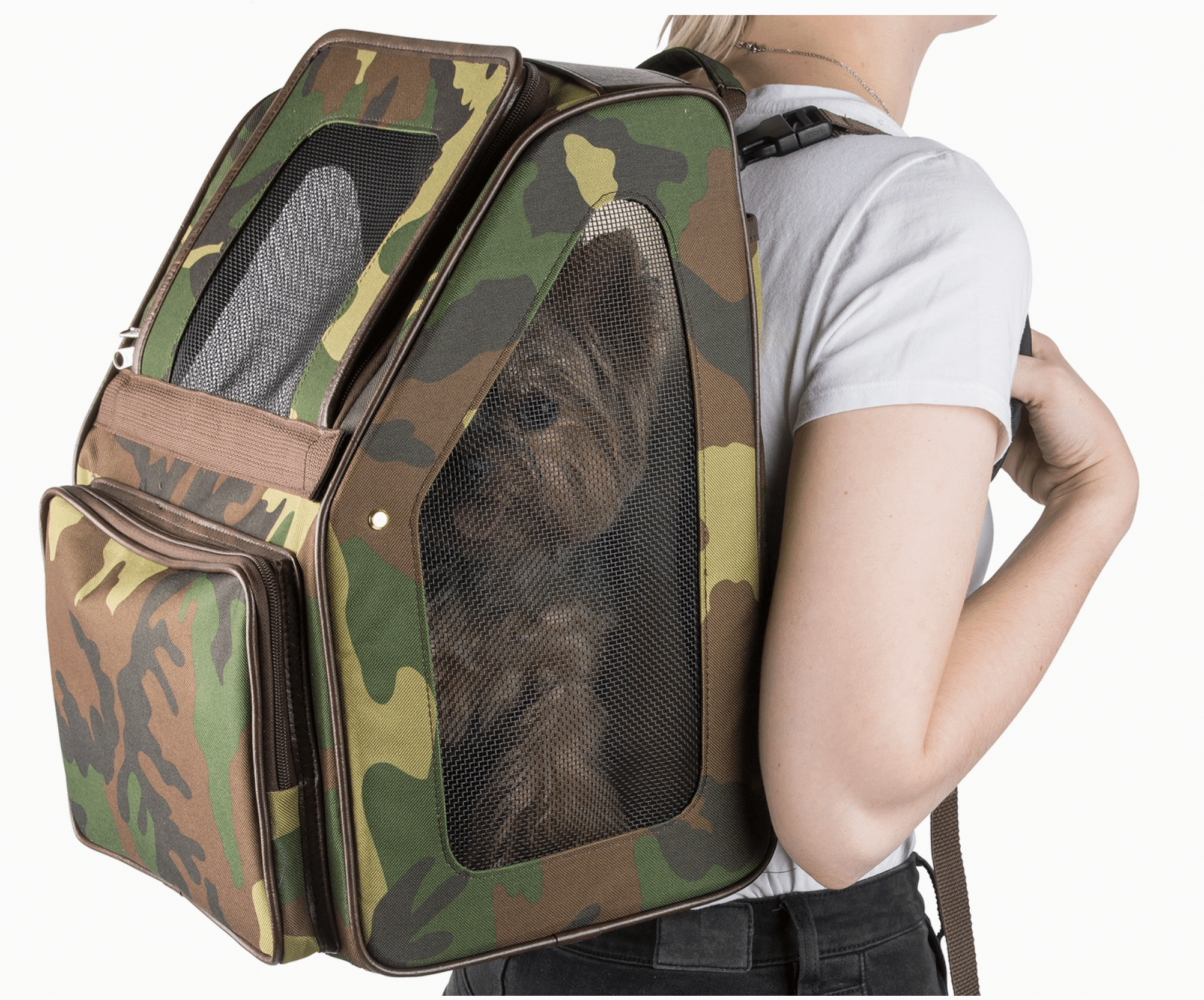 Rio Camo Dog Carrier on Wheels image 3