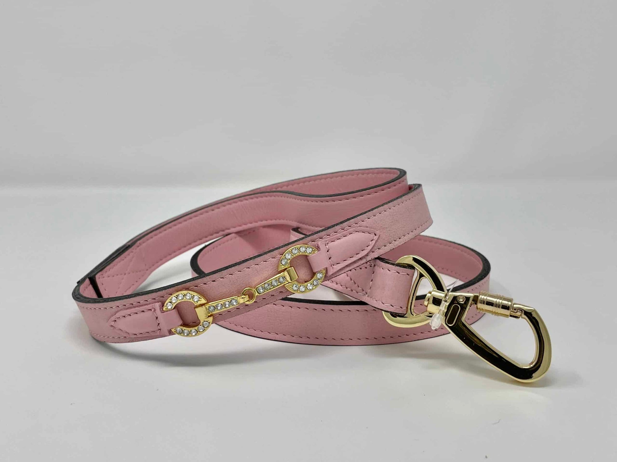The Holiday with Icon Dog Leash in Sweet Pink & Gold image 0
