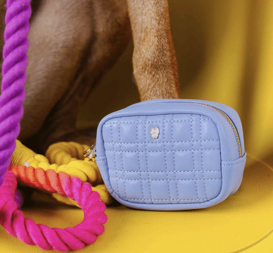 Ava Bag Dispenser/ Treat Pouch - Lilac Vegan Leather image 0