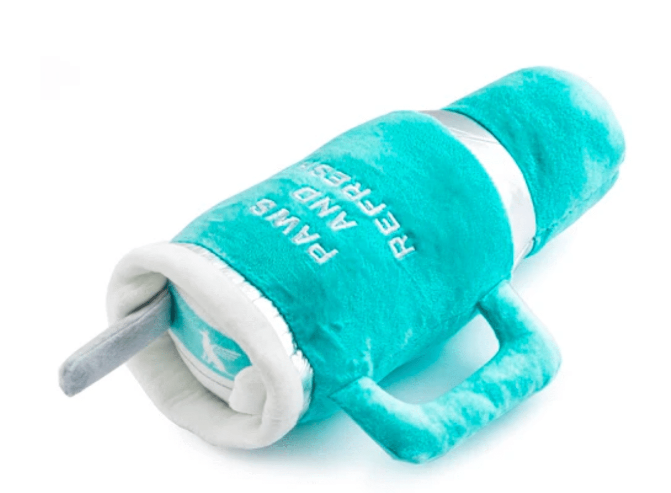 Snuggly Cup Dog Toy - Teal image 3
