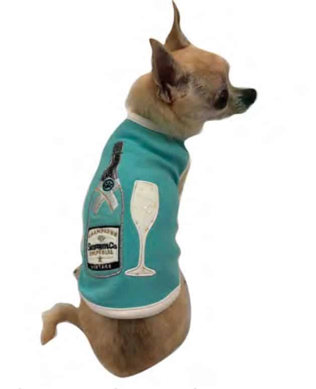 Sniffany & Co. Champagne Dog Tank image 0