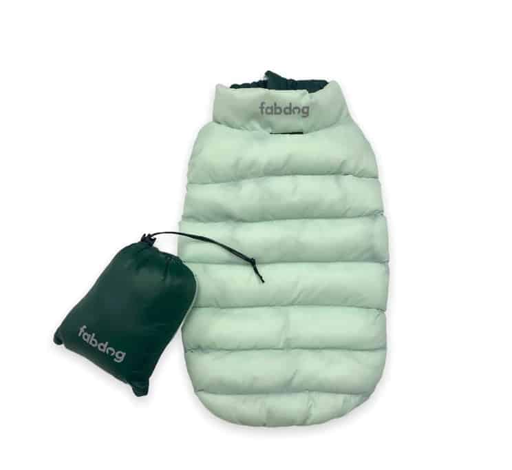 Green Combo Pack N' Go Reversible Dog Puffer image 0