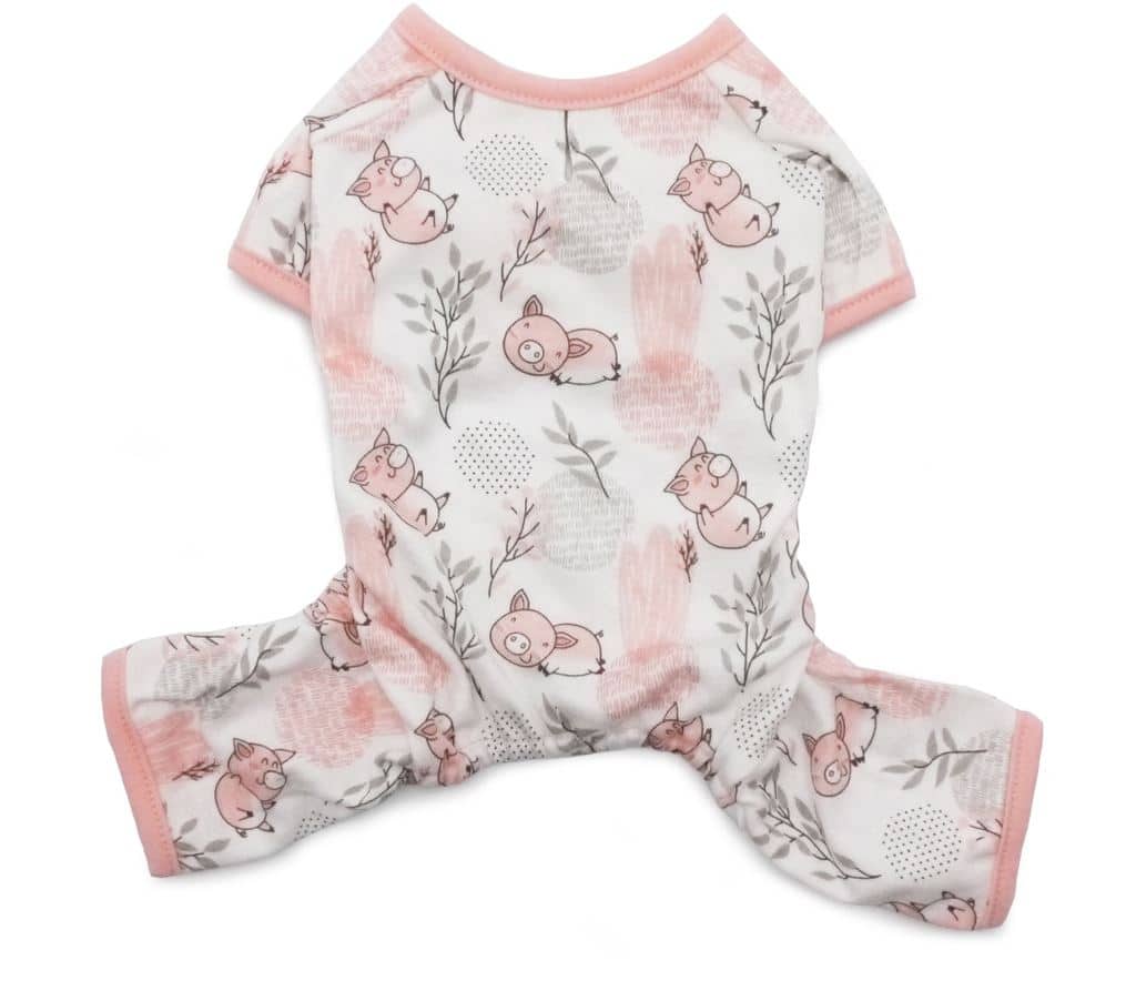 Pink Piggy Dog Pajamas image 1