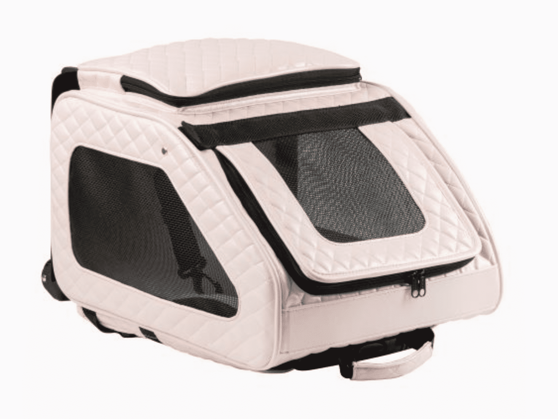 Rio Pink Quilted Dog Carrier on Wheels image 2