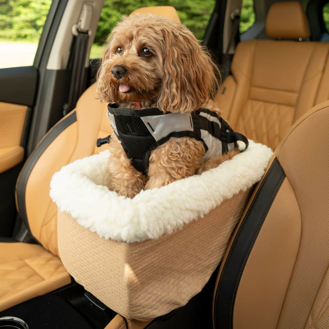 Snoozer Console Dog Car Seat - Birch Diamond image 0