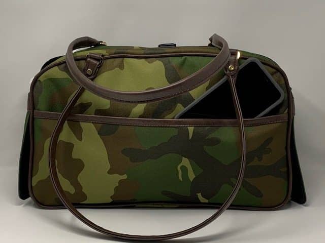 Marlee Camo Dog Carrier with Designer Style Stripes image 1
