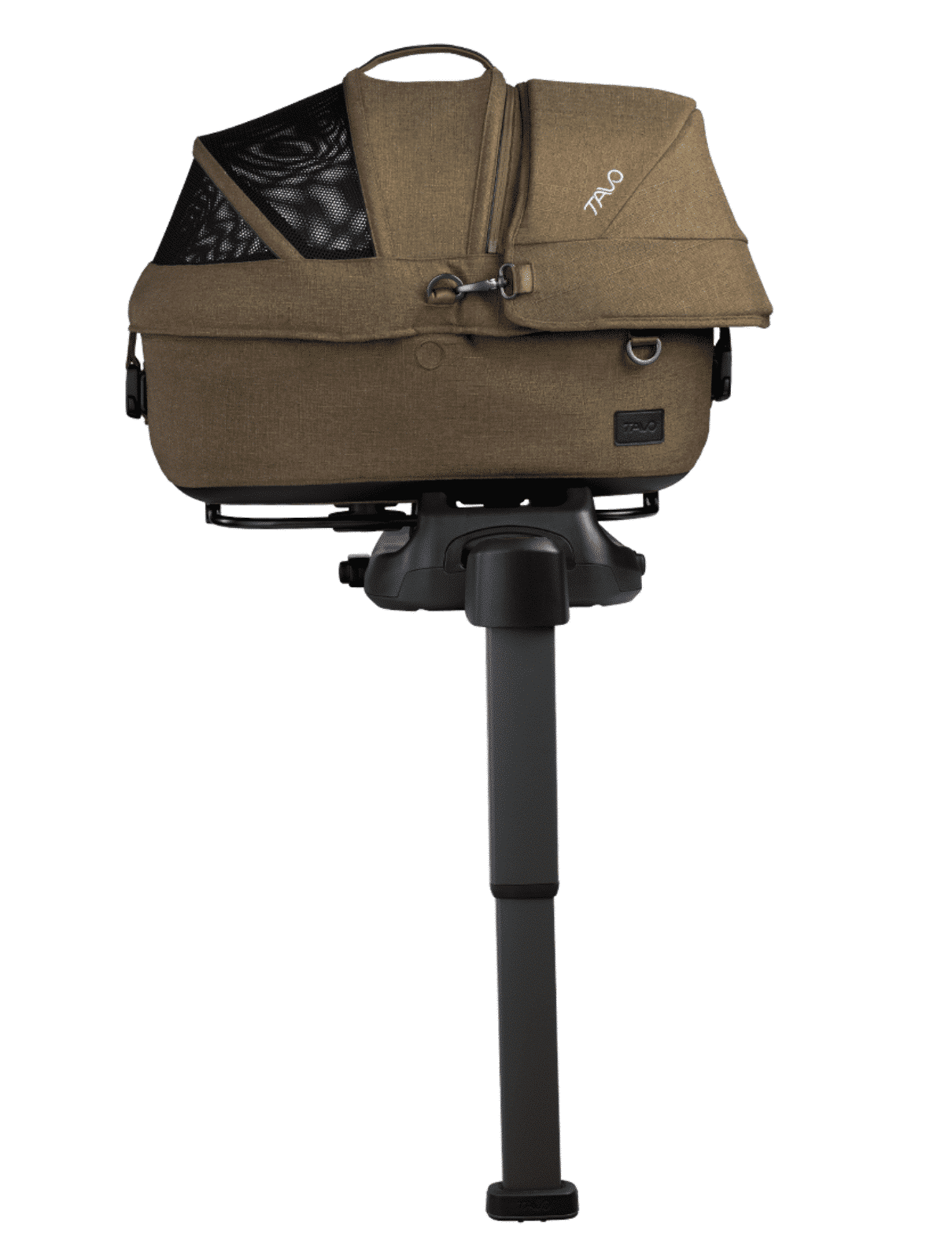 Tavo Pets Maeve (Flex Handle) Pet Car Seat Dog Carrier - Brindle, Small image
