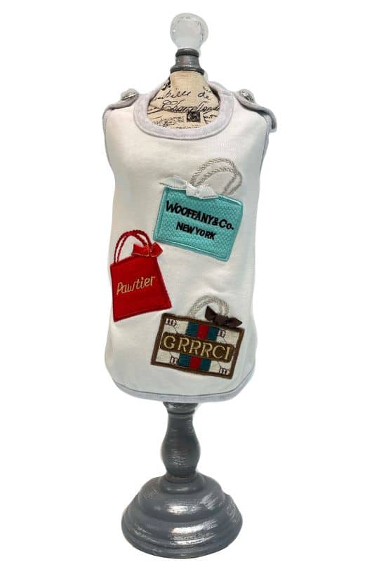 Shopaholic Classy Dog Tank image 0