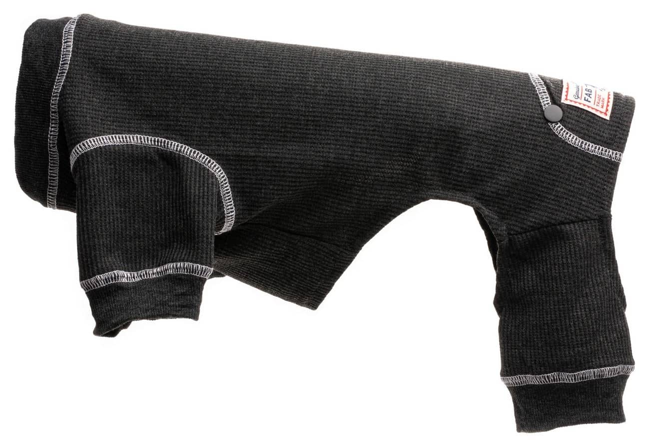Charcoal Grey Thermal Dog Pajamas image 2
