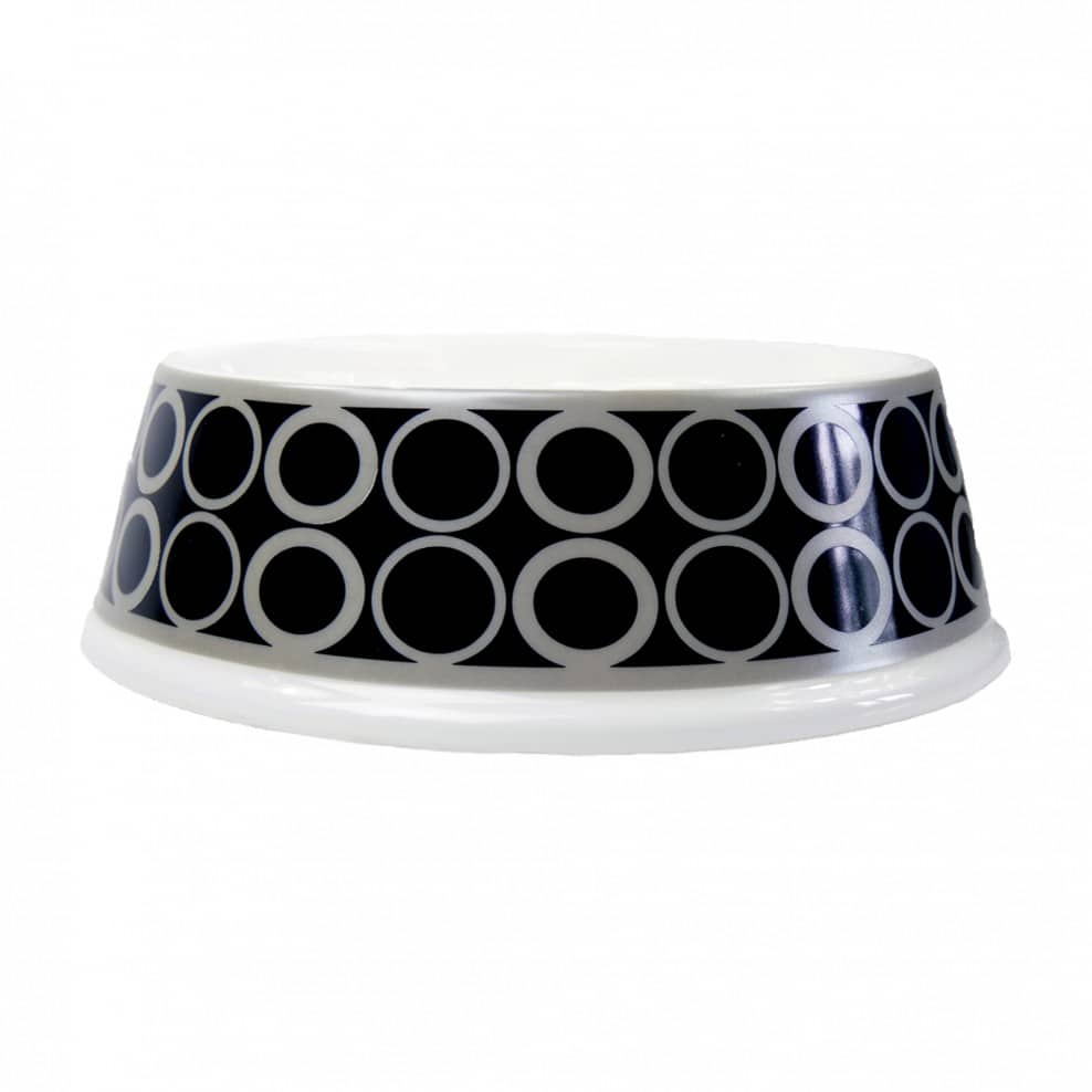 Ebony Swatch Dog Bowl image 0
