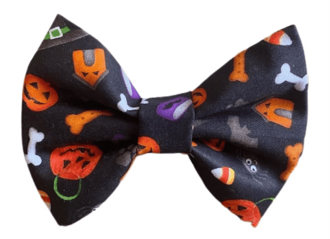 Halloween Doghouse Bow Tie - Black image 0