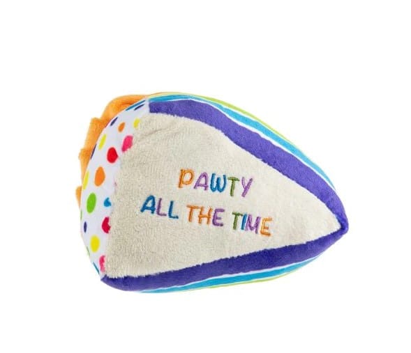 Birthday Cake Slice Dog Toy image 1