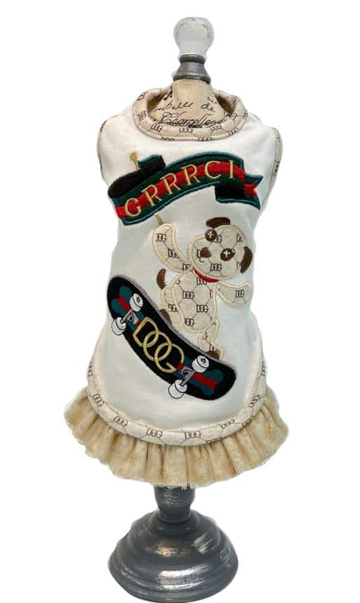 GRRRCI Dog Skateboard Dog Dress image 0