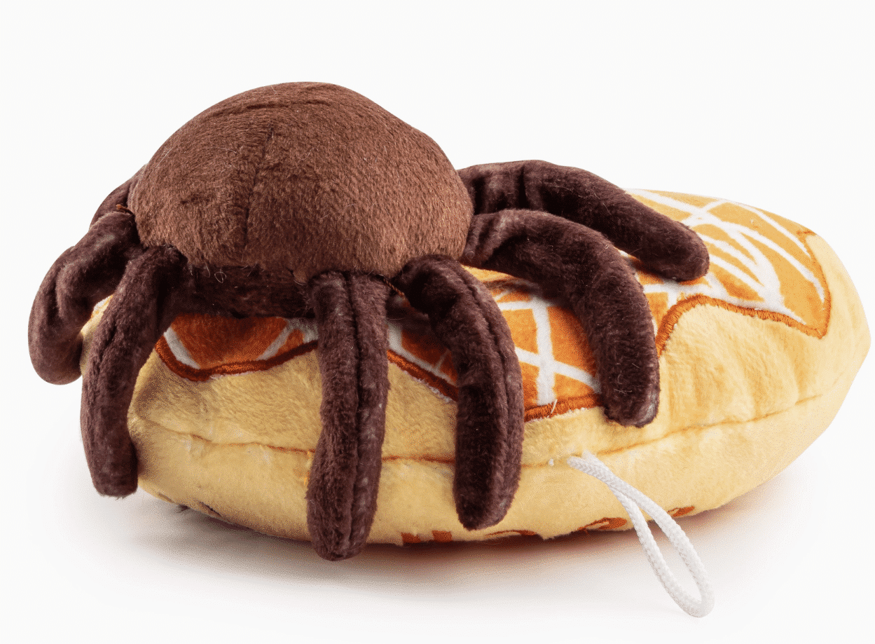 Spider 'Happy Halloween' 'BOO' Donut Dog Toy image 2
