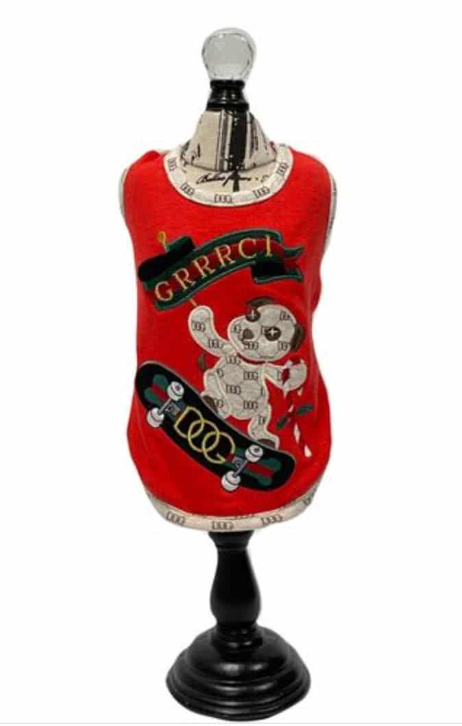 GRRRCI Dog Skateboard Red Dog Tank image 0