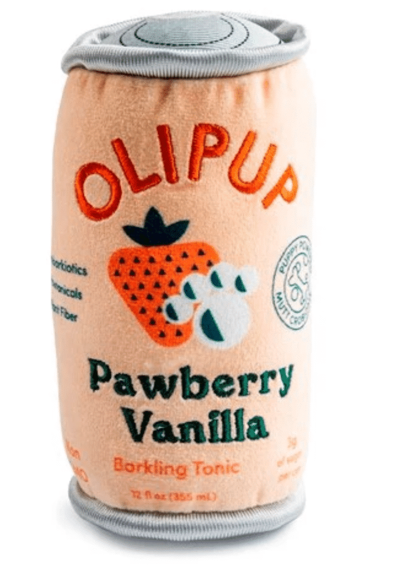 Olipup Pawberry Vanilla Dog Toy image 1