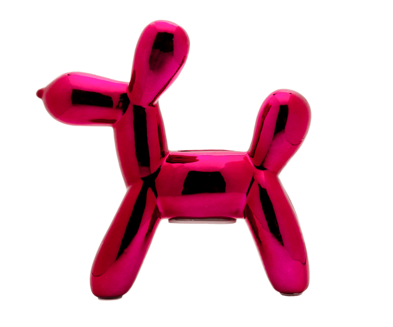 Plum Mini Balloon Dog Bank image 0