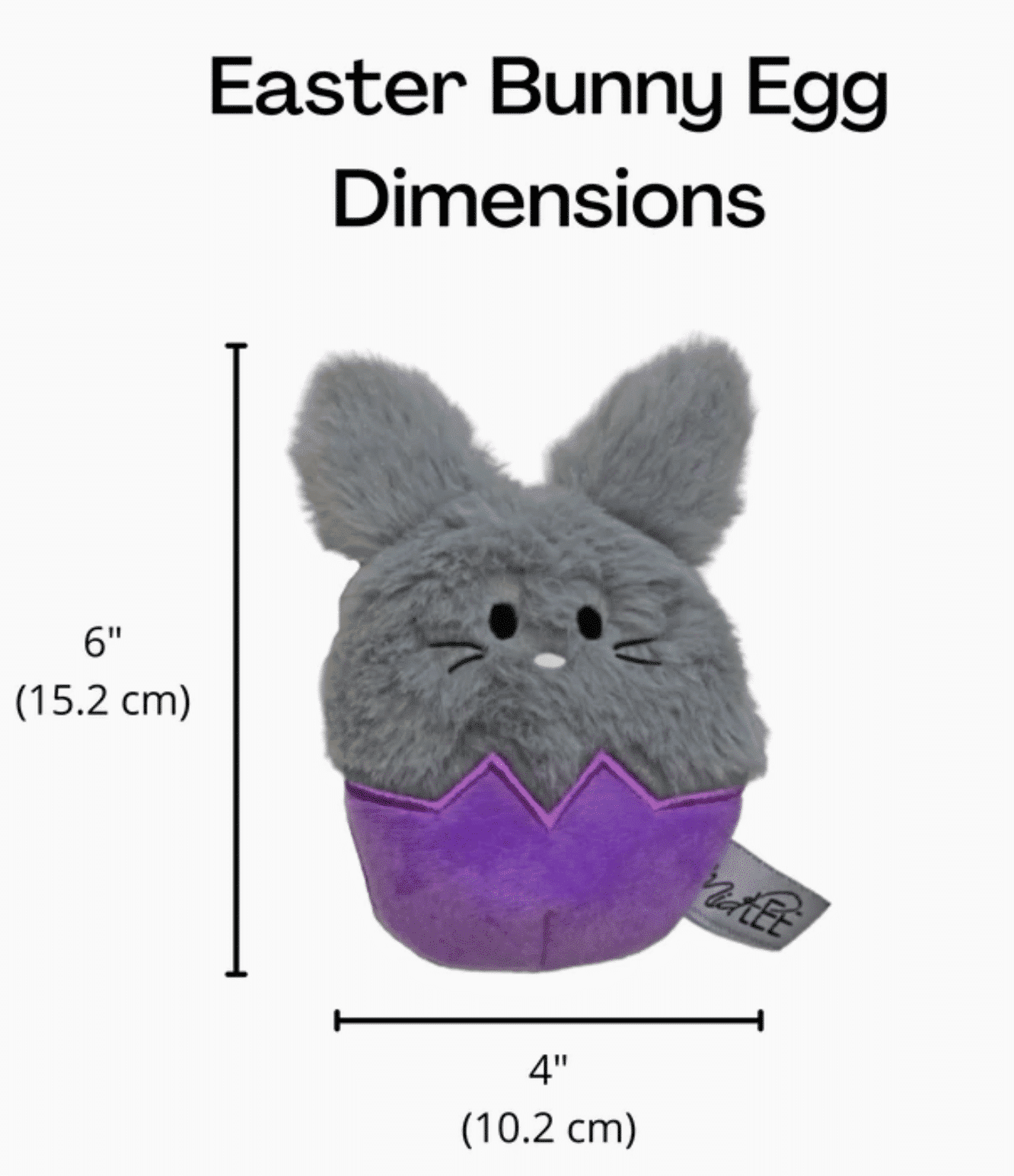 Easter Bunny Egg Dog Toy image 1