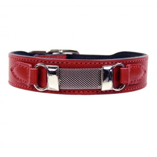 Barclay Dog Collar in Ferrari Red image 0