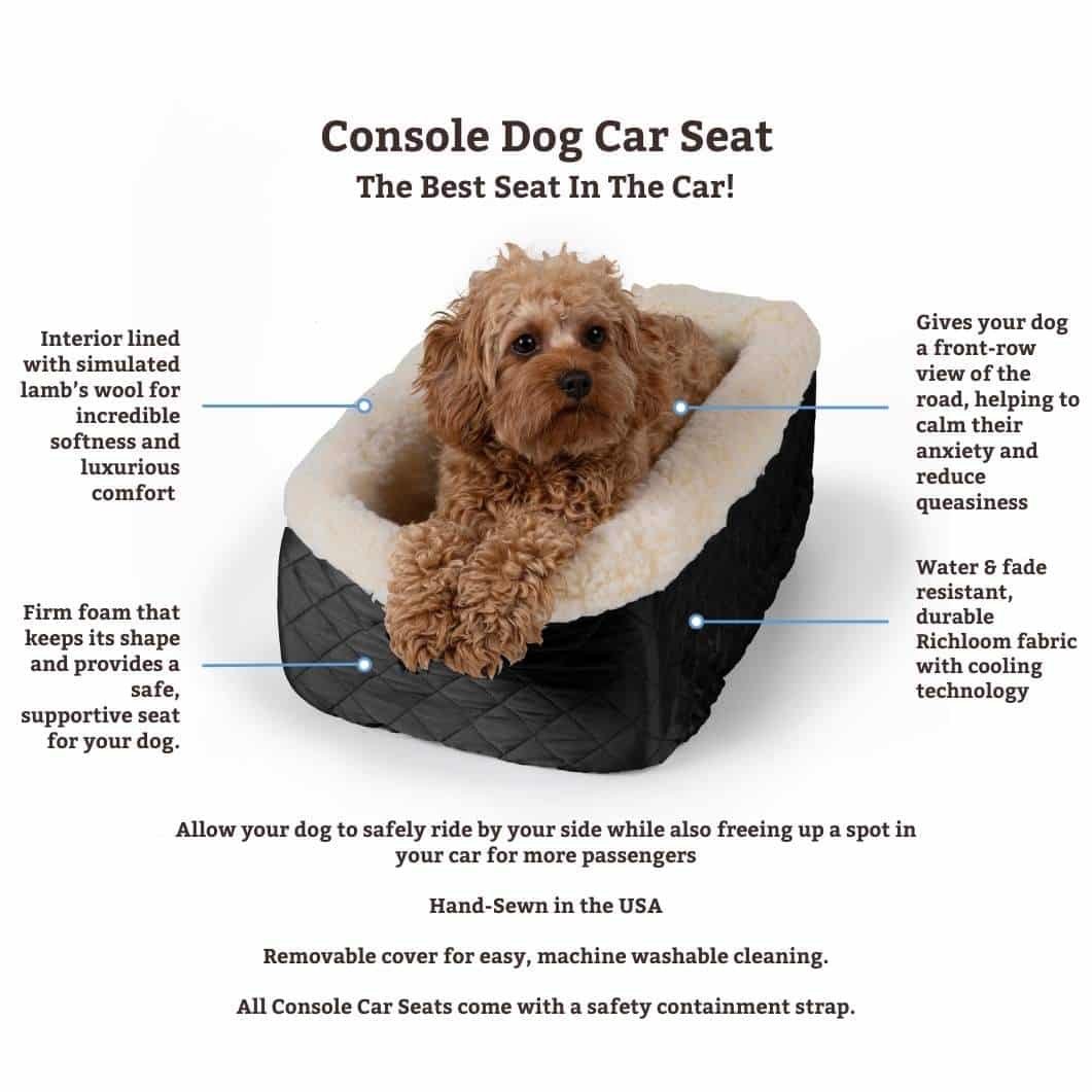 Snoozer Console Dog Car Seat - Birch Diamond image 2