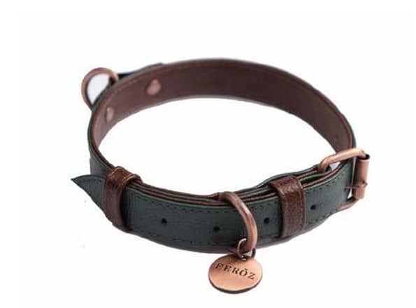 Feroz Leather Dog Collar - Hunter Collection image 2