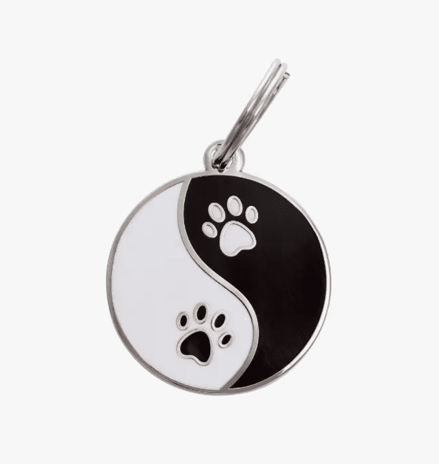 Yin Yang Dog Charm image 0