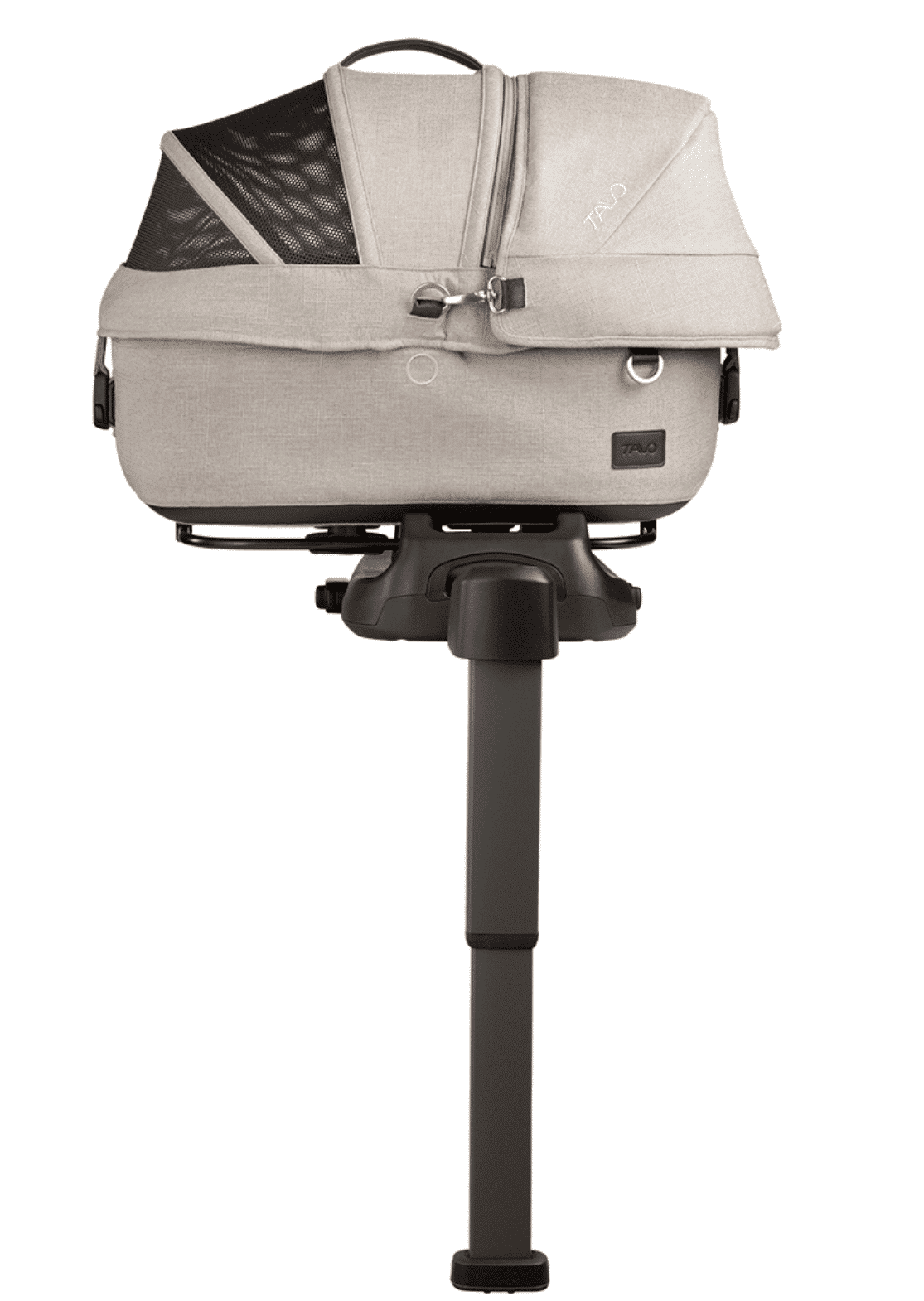 Tavo Pets Maeve (Flex Handle) Pet Car Seat Dog Carrier - Fawn, Small image