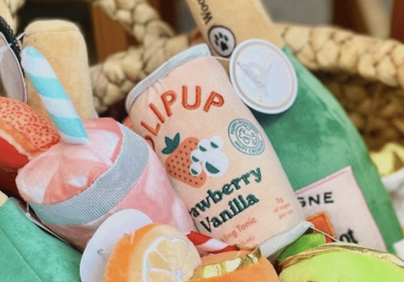 Olipup Pawberry Vanilla Dog Toy image 5