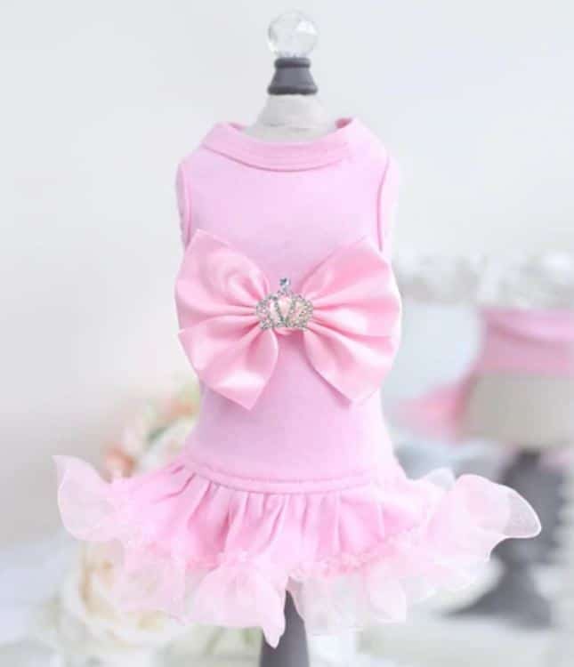 Royal Princess Dog Dress - Pink image 0