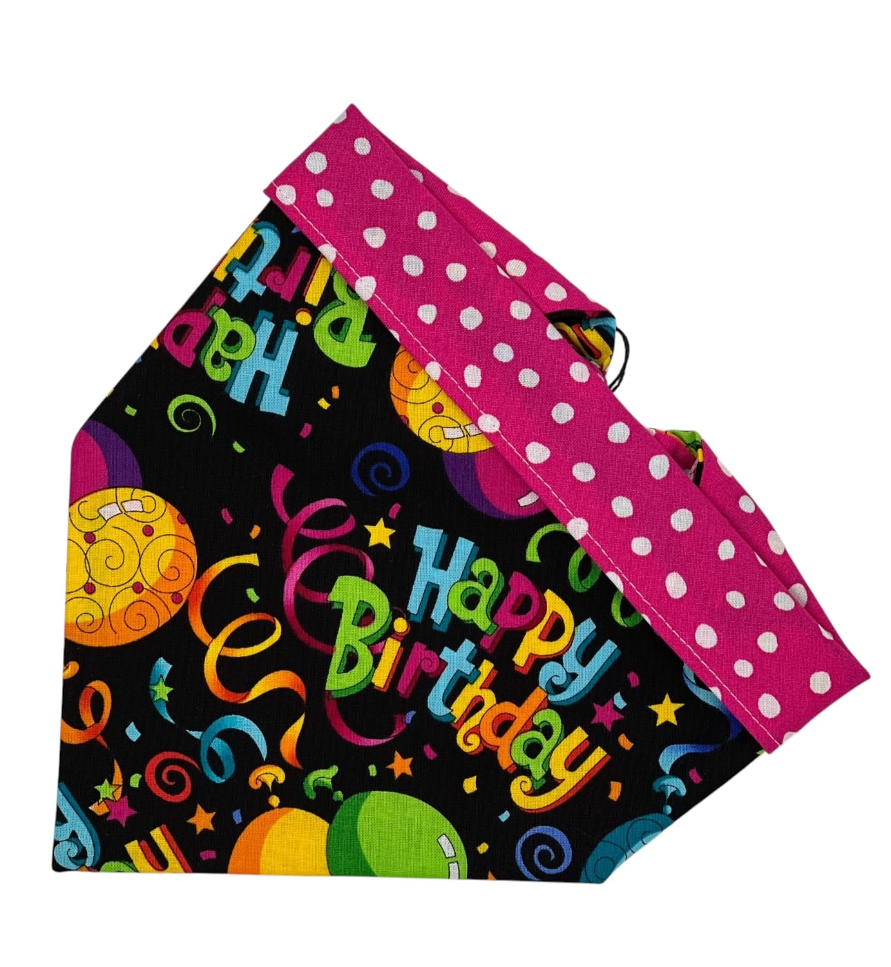 Happy Birthday Pink Dog Bandana image 0