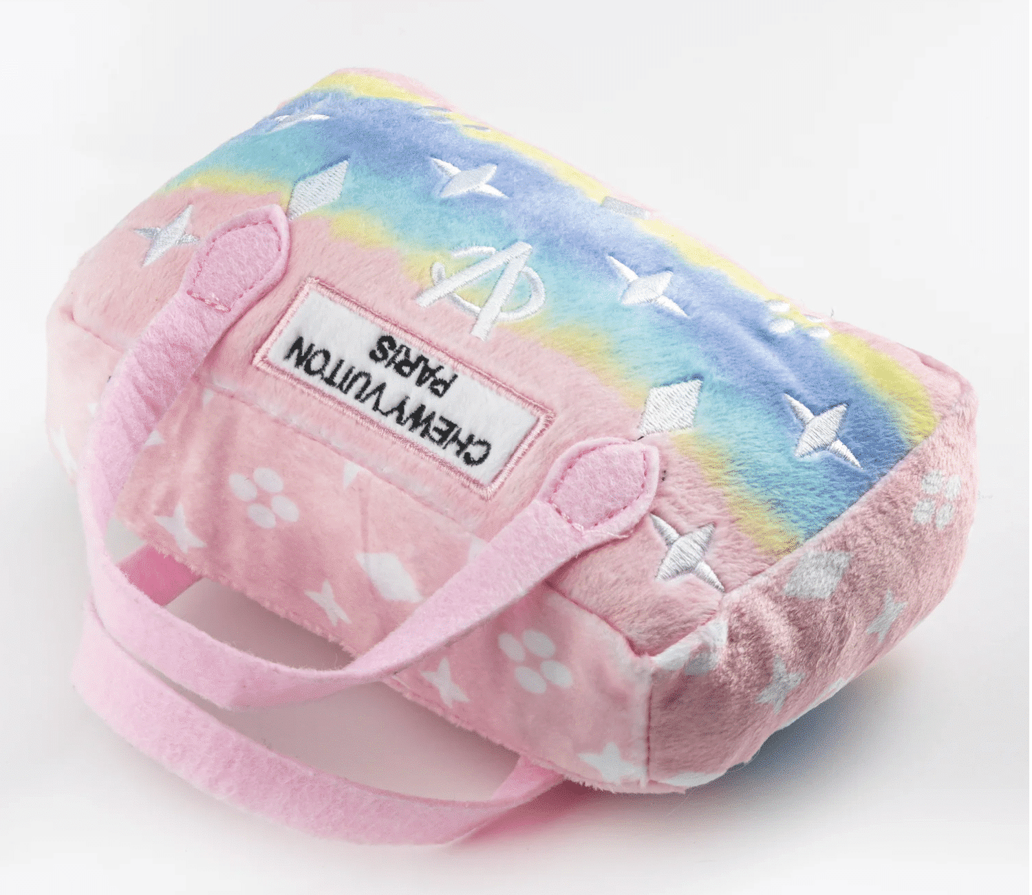 Pink Ombre Chewy Vuiton Handbag Dog Toy image 2