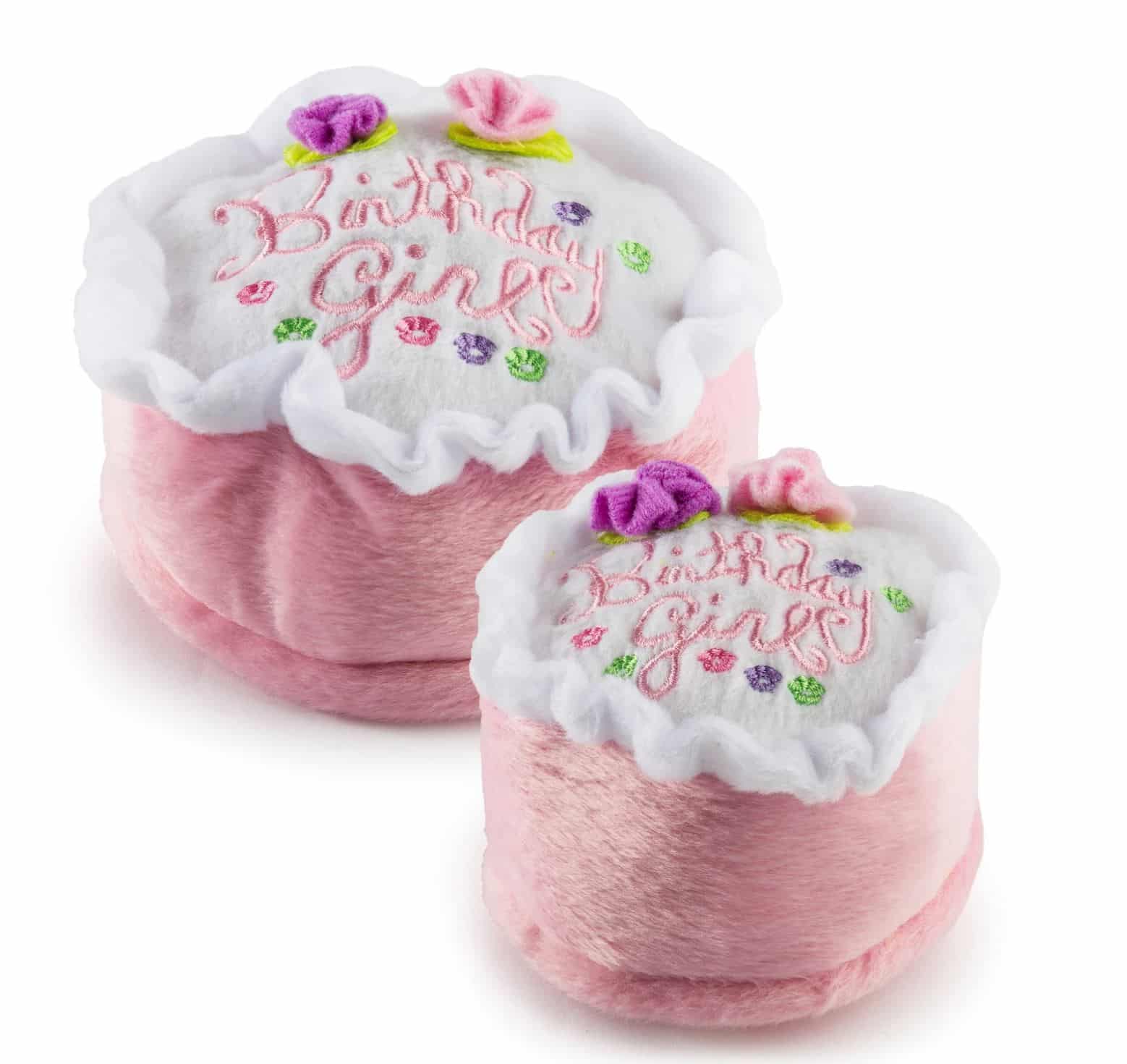 'Birthday Girl' Cake Dog Toy image 0