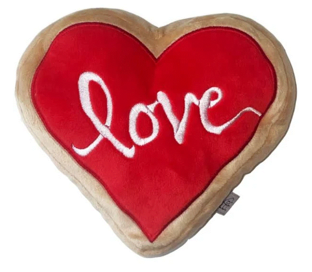 Red Heart 'Love' Sugar Cookie Dog Toy - Large image 0