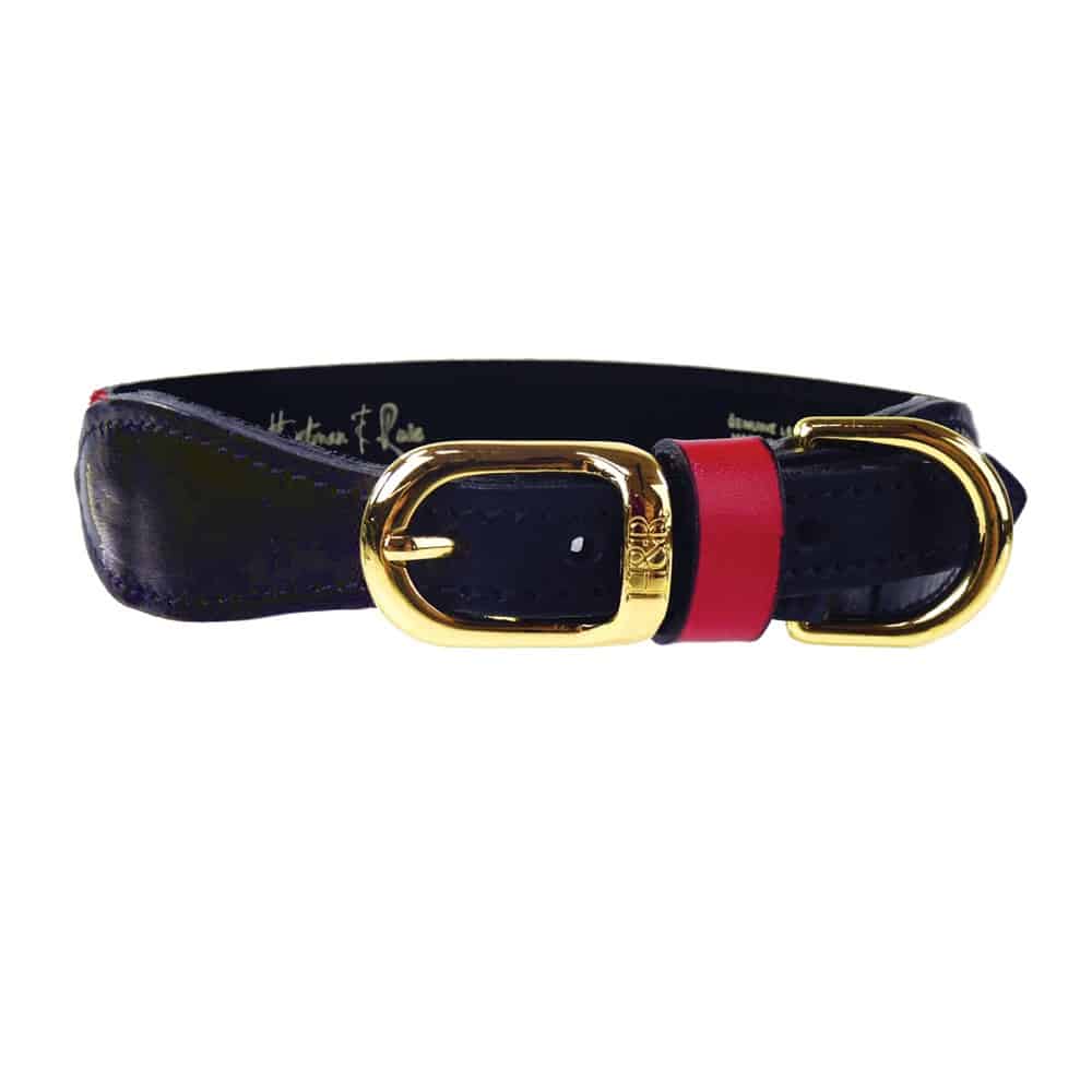 Classic Dog Collar in Cherry Red image 1