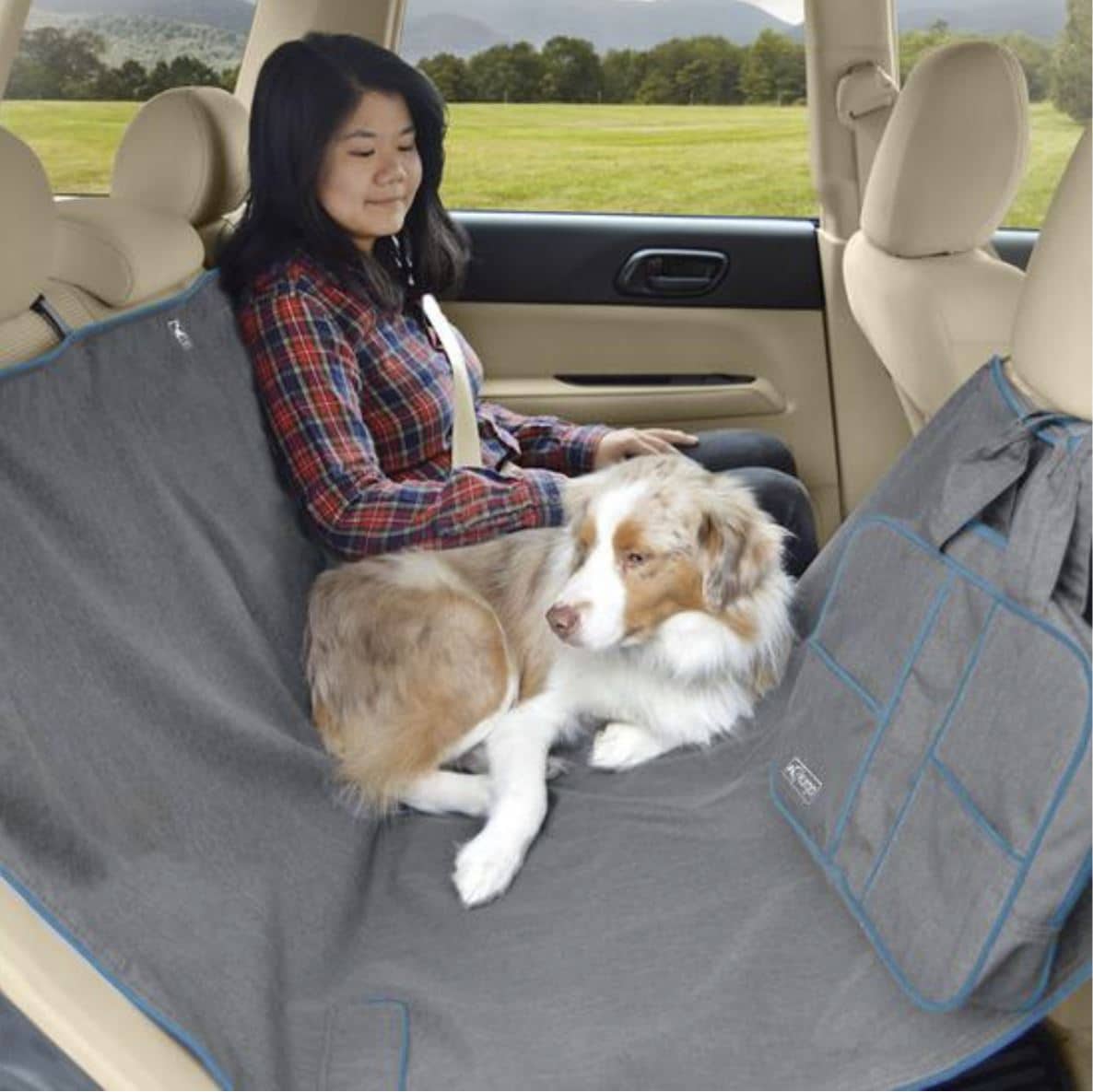 Heather Dog Hammock – Charcoal image 1