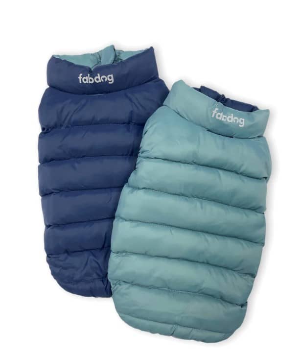 Blue Combo Pack N' Go Reversible Dog Puffer image 1