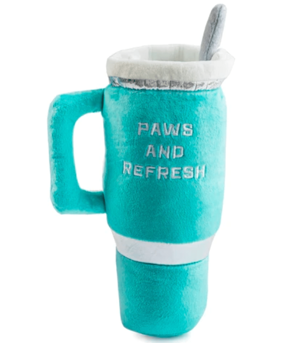Snuggly Cup Dog Toy - Teal image 1