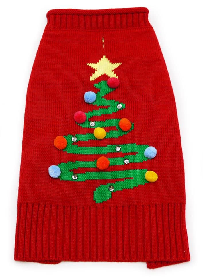Christmas Tree Dog Sweater image 1