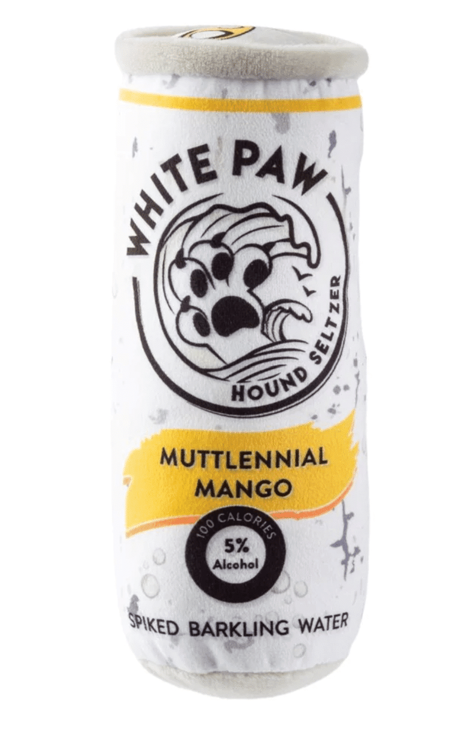 White Paw - Muttlennial Mango Dog Toy image 1