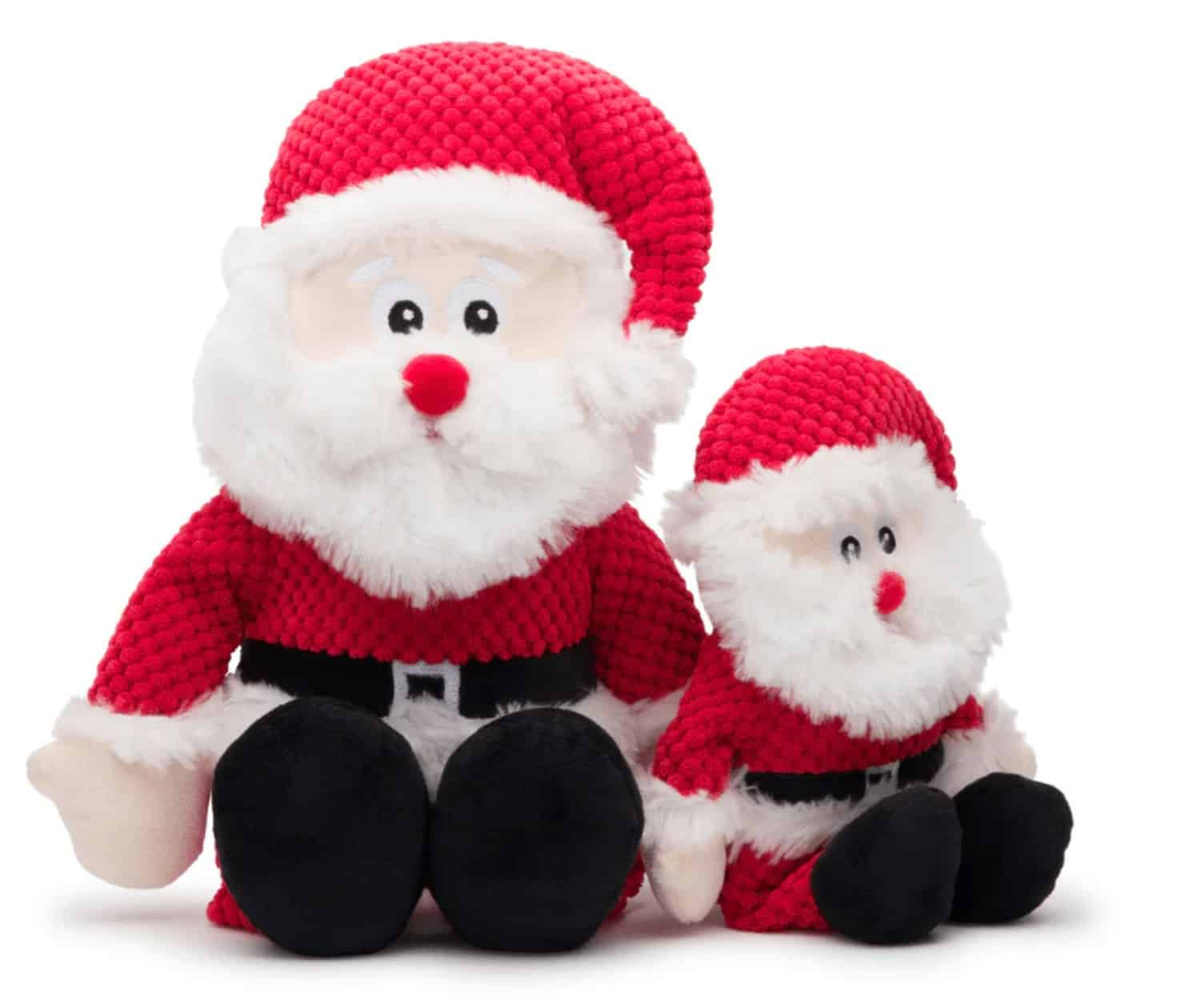 Floppy Santa Plush Dog Toy image 0