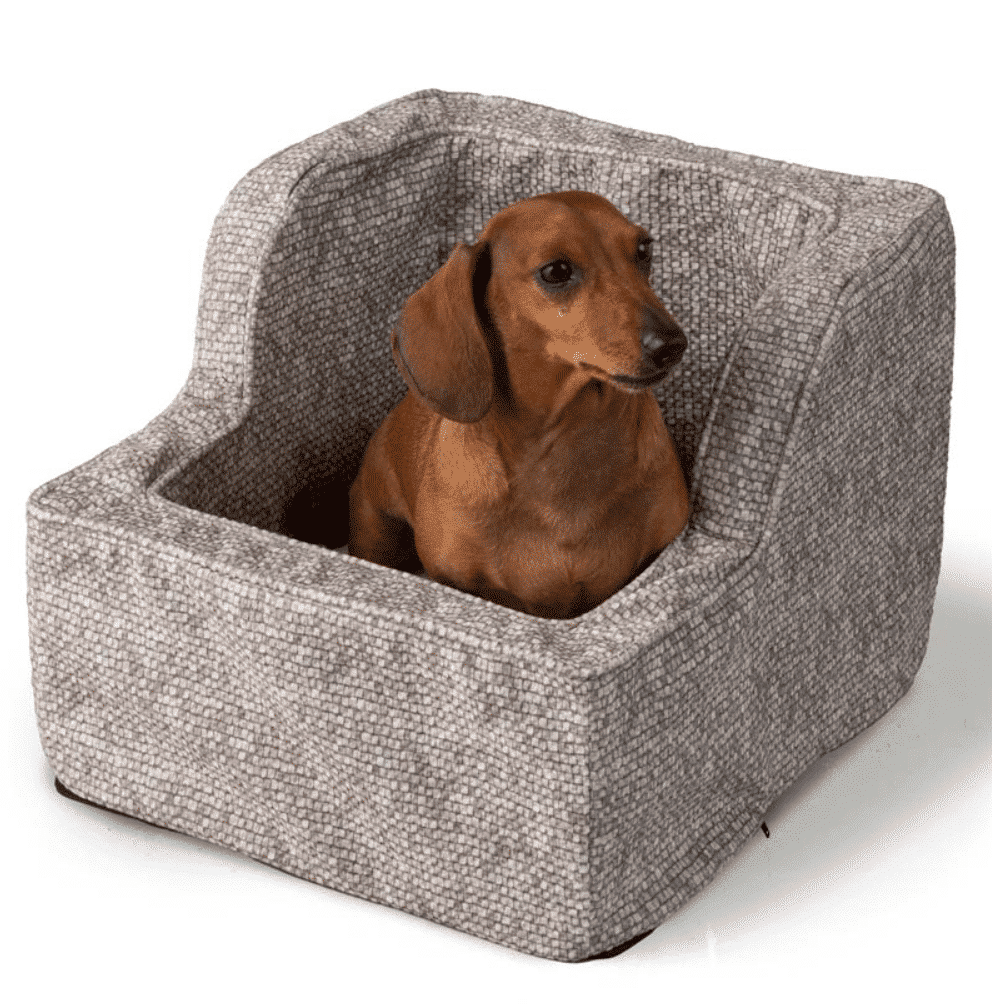 Snoozer Luxury High-Back Console Dog Car Seat - Show Dog Collection - Merlin Linen - X-Large image