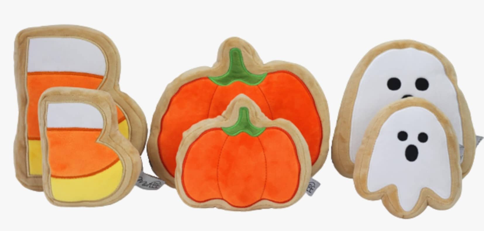 'BOO' Sugar Cookie Halloween Plush Dog Toy image 1