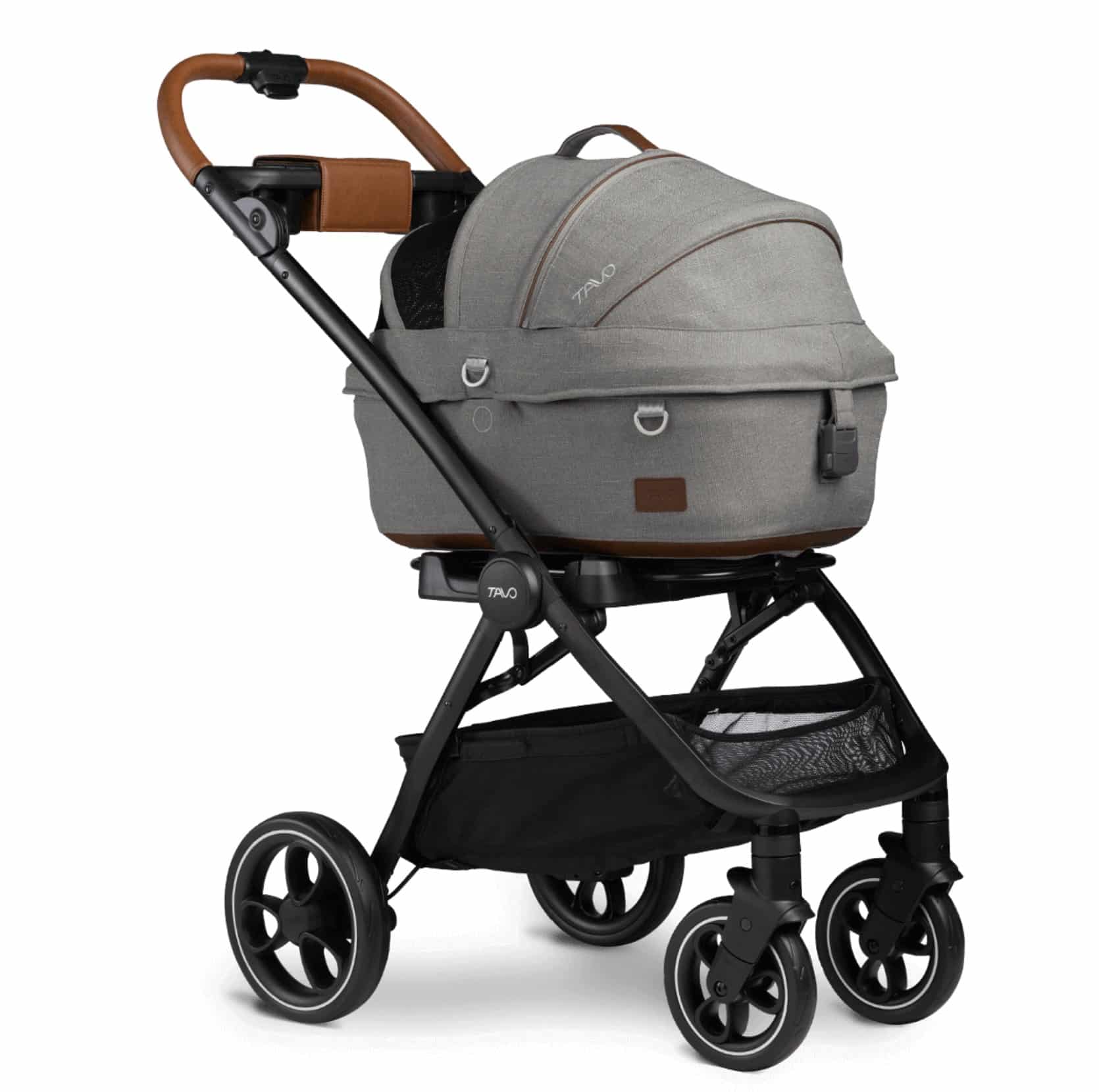 Tavo Pets Maeve Small (Flex Handle) Pet Stroller - Merle image