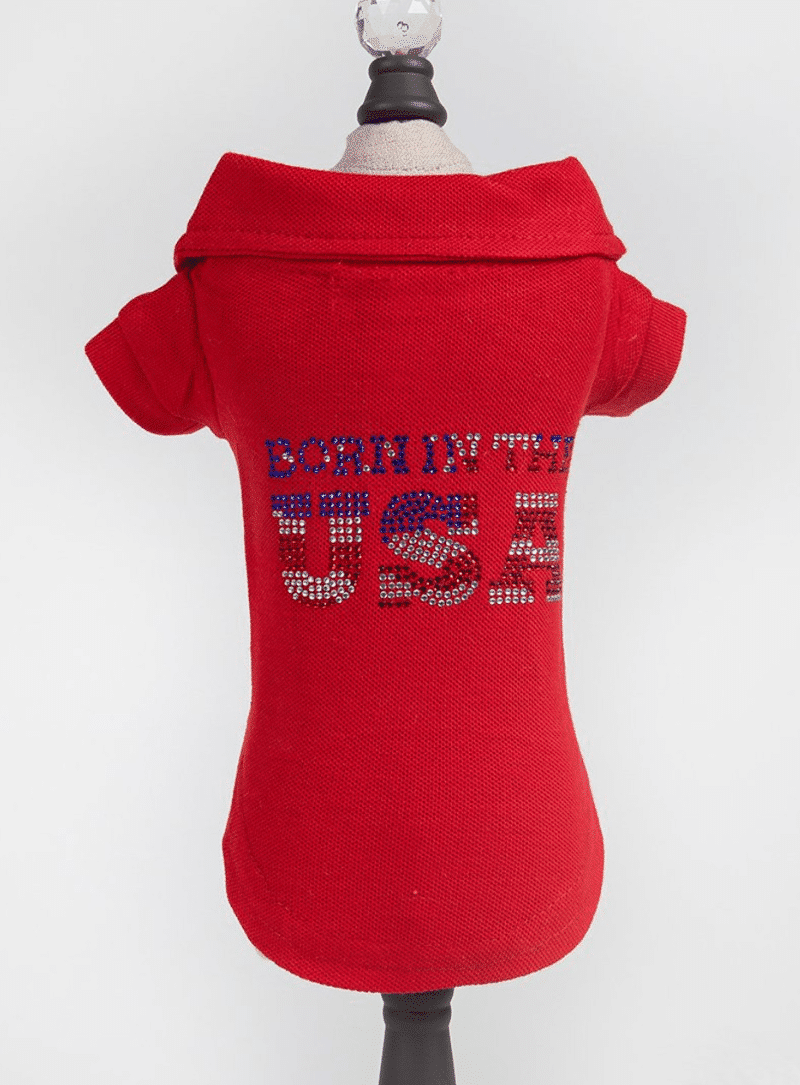 Born In The USA Red Dog Polo image 0