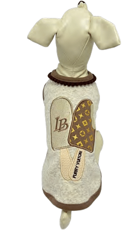 Furry Vuiton Ice Cream Dog Tank image 0