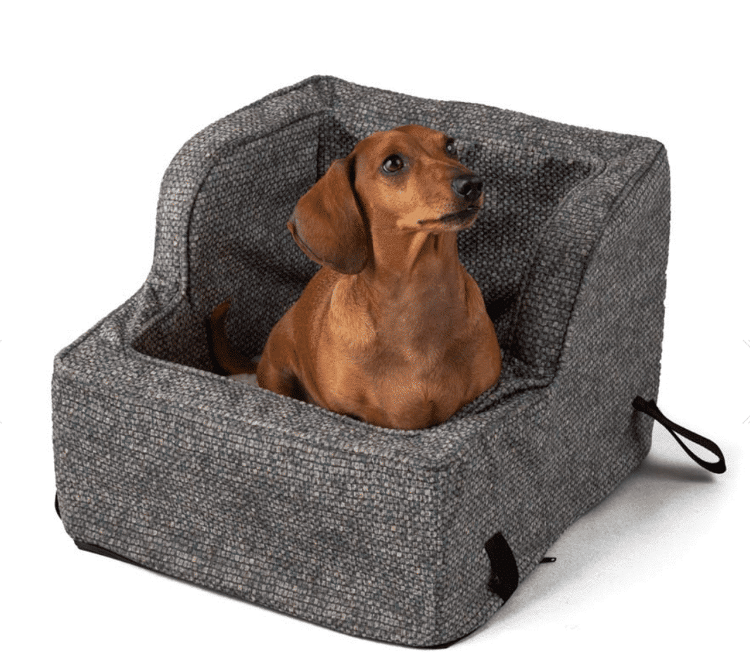 Snoozer Luxury High-Back Console Dog Car Seat - Show Dog Collection - Merlin Pewter image 1