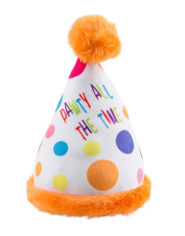 Happy Birthday Pawty Hat Dog Toy image 0