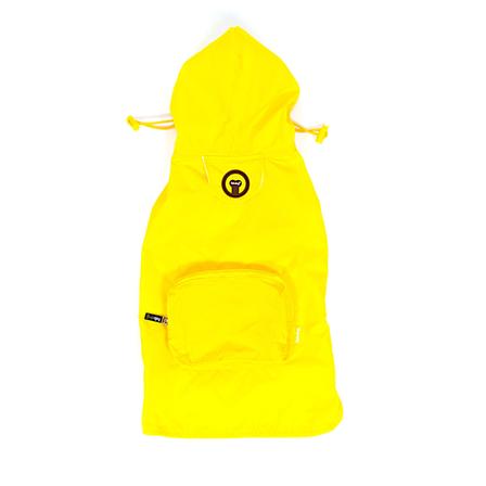 Yellow Packaway Dog Raincoat image 0